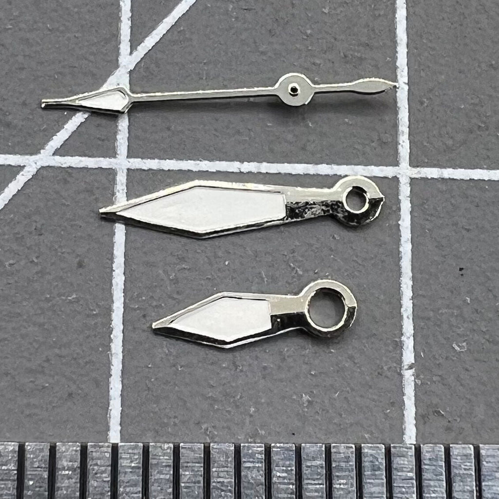 2 Sets/Pack Silver Lume Sets Watch Hands For Miyota 2035 Quartz Movement