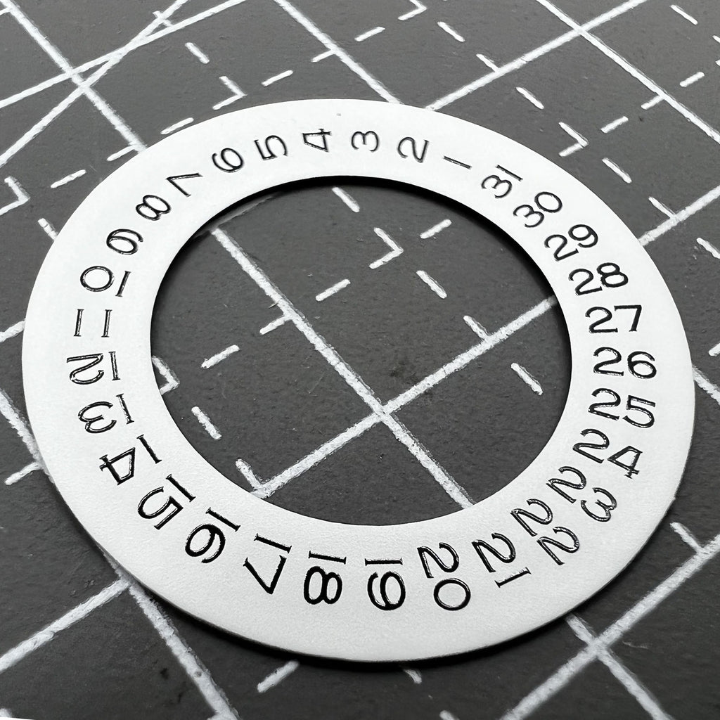 2 PIECES Thicken Date Disk Wheel Overlay for Tianjin Seagull 2824 2836 2813 8215