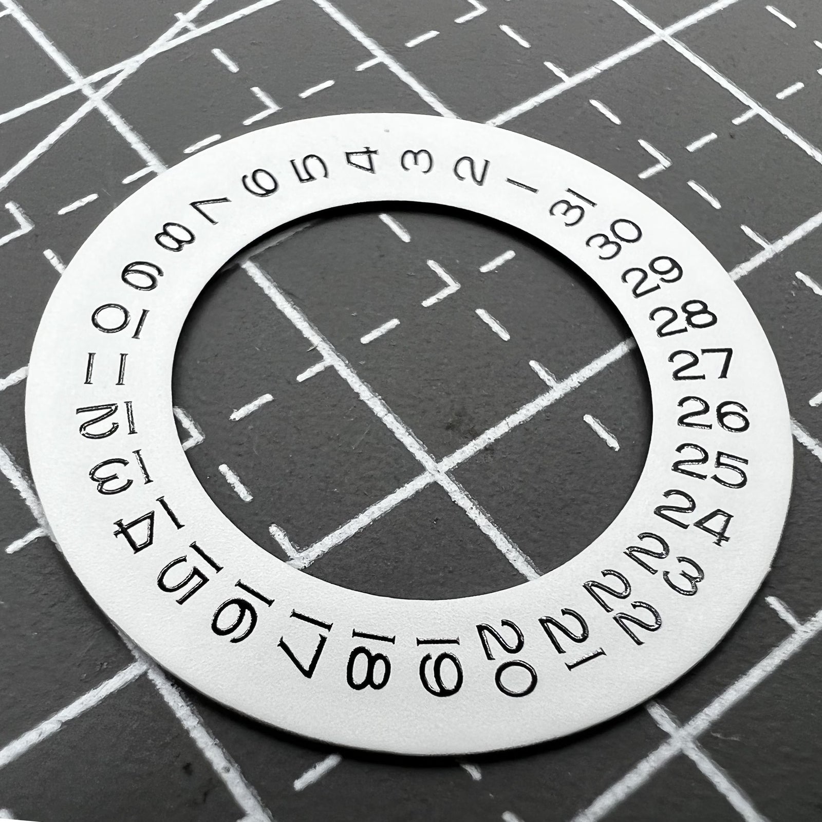2 PIECES Thicken Date Disk Wheel Overlay for Tianjin Seagull 2824 2836 2813 8215