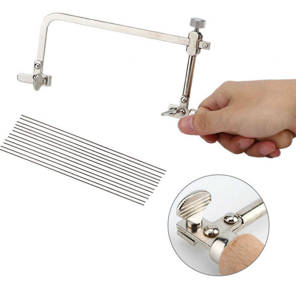 Hand Saw U Type Steel Saw Bow 12 Saw Blade Jewelry Woodwork Craft Cutting Tools