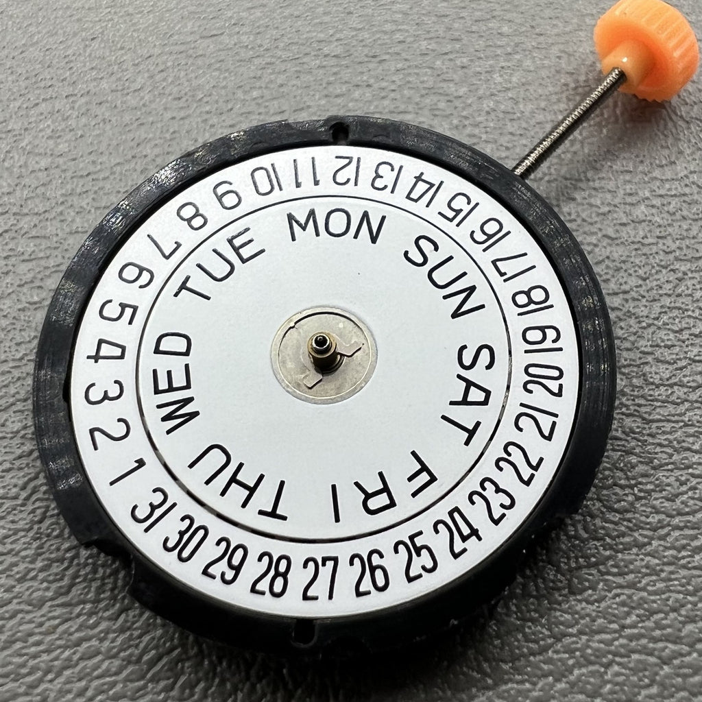 Swiss Ronda 507 Quartz Watch Movement 3 Hands Day Date Date@3