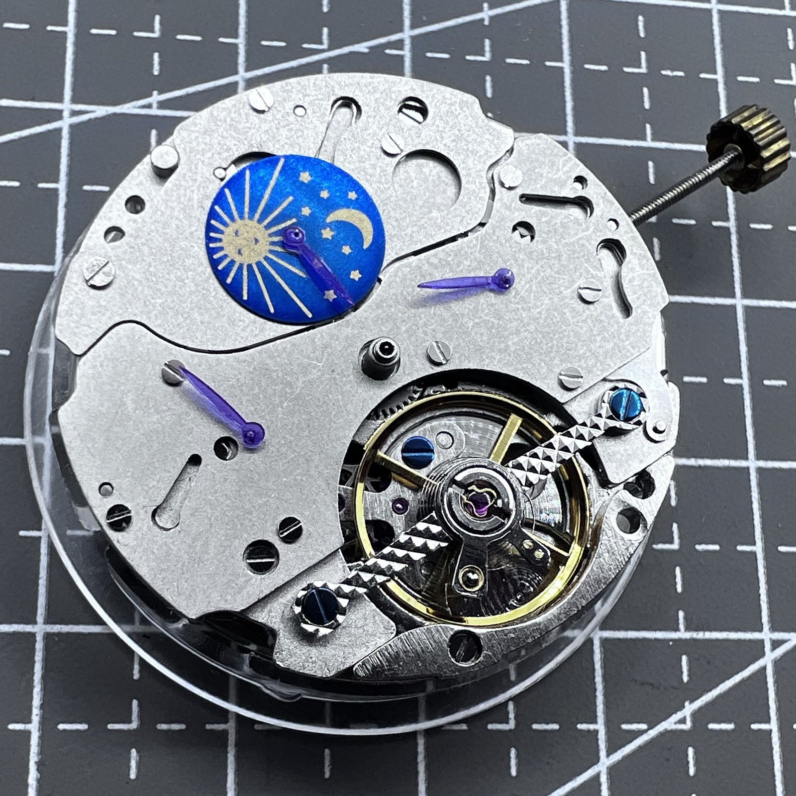 Moon Phase@12 Multifunctional Automatic Mechanical Movement