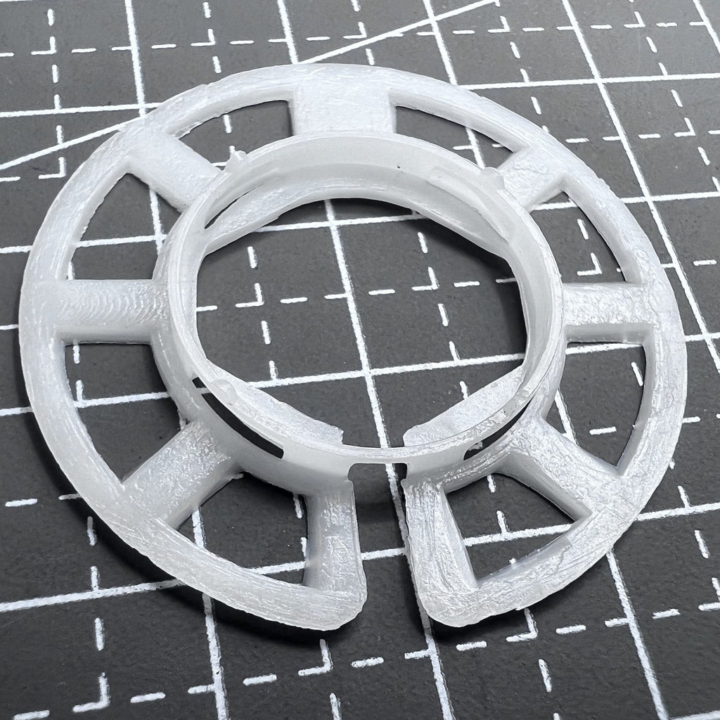 2 PIECES 35.5mm Height 2.8mm Watch Case Mount Spacer Fixing Ring for Miyota 2035