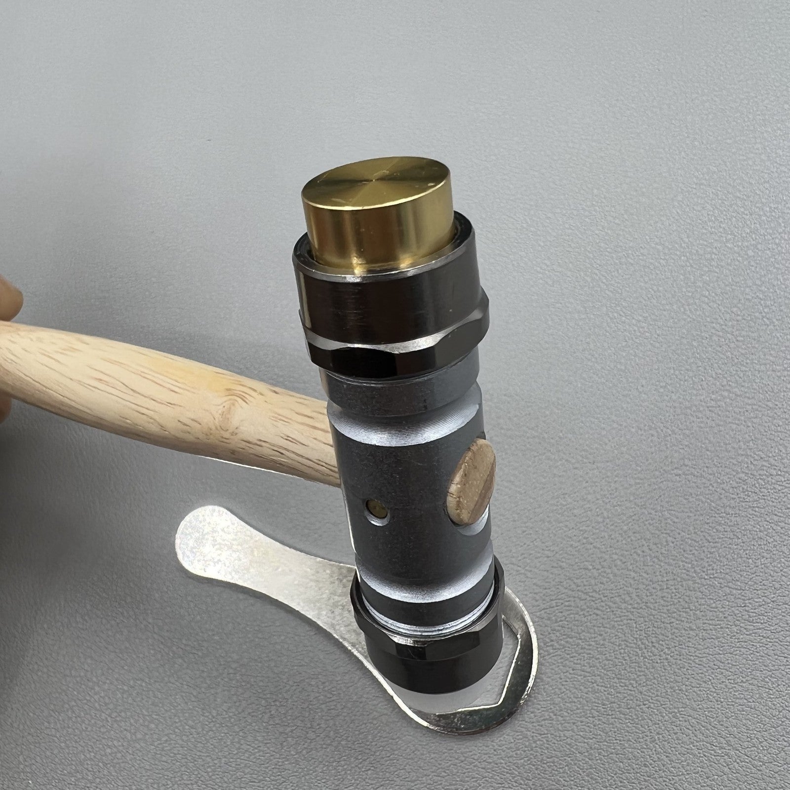 Bergeon 30417 Hammer With Replaceable Brass / Synthetic Ends Swiss Tool