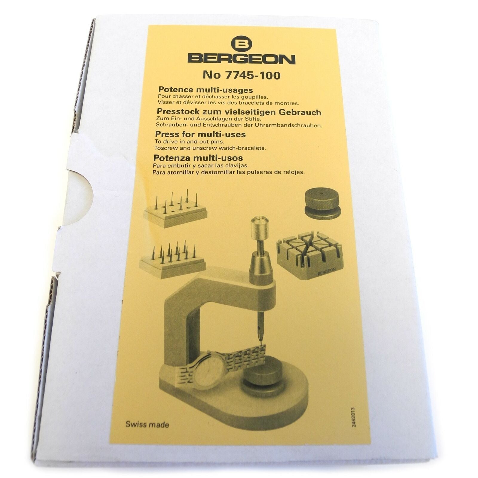 Bergeon 7745-100 Watch Bracelet Pin Pusher Press