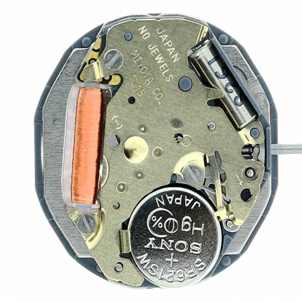Miyota 1L15 Japan Quartz Movement Date at 6