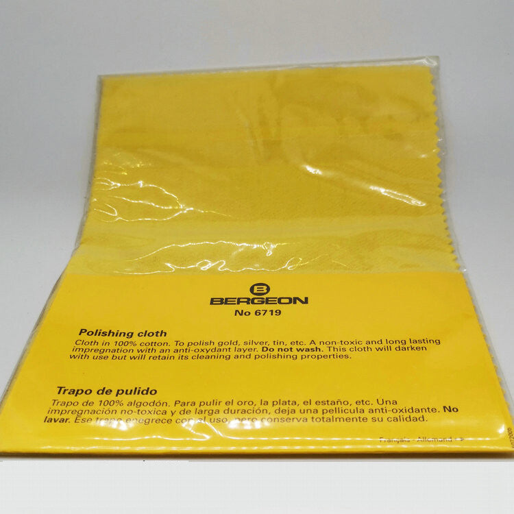 Watch Repair Tool NEW Bergeon 6719 Impregnated Pure Cotton Polishing Cloth
