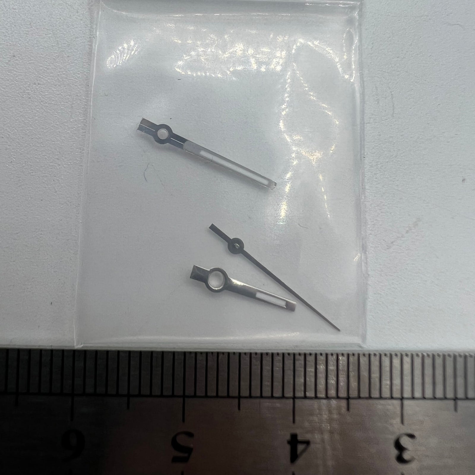 Typical Silver Trim Green Luminous Watch Hands for NH35/NH36/4R/7S