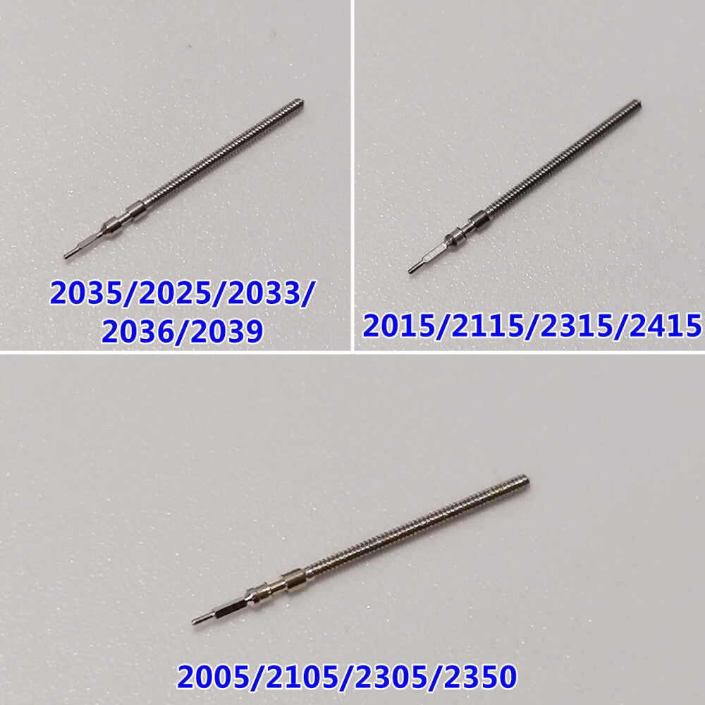 5 PIECES Watch Winding Stems Fit for Miyota 2015/2115/2315/2415 Movement