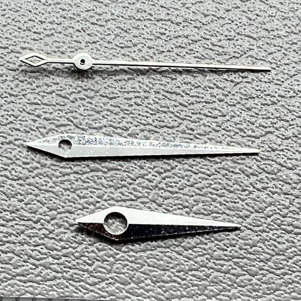 2 Sets/Pack Silver Cocktail Type No Lume Watch Hands for NH35/36 NH38 NH72 NH70