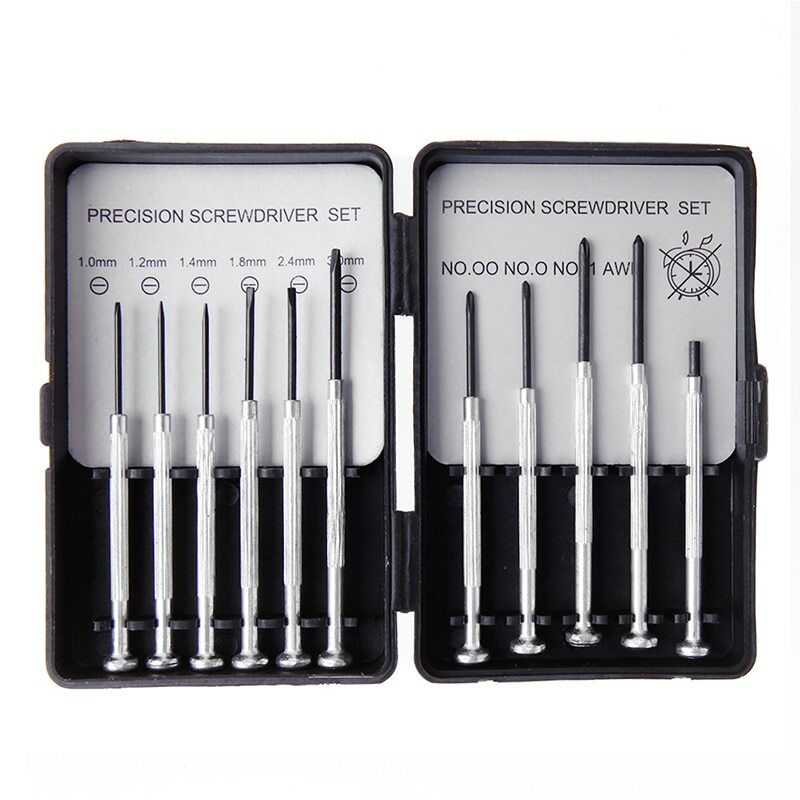 11Pcs Micro Screwdriver Set Precision Watch Jewelry Glasses Repairs Kit