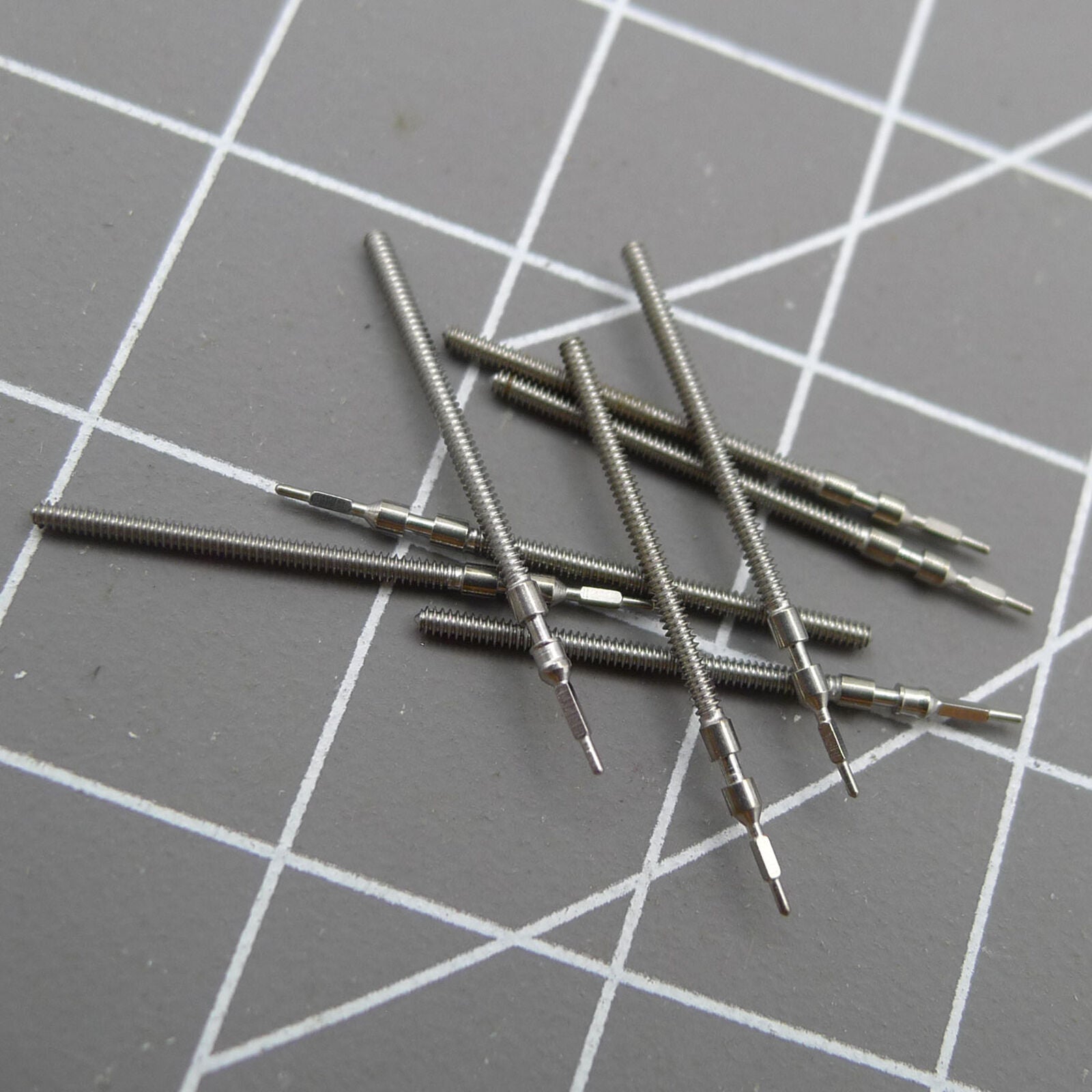 5 PIECES Watch Winding Stems Fit for Miyota 2005/2105/2305/2350 Movement
