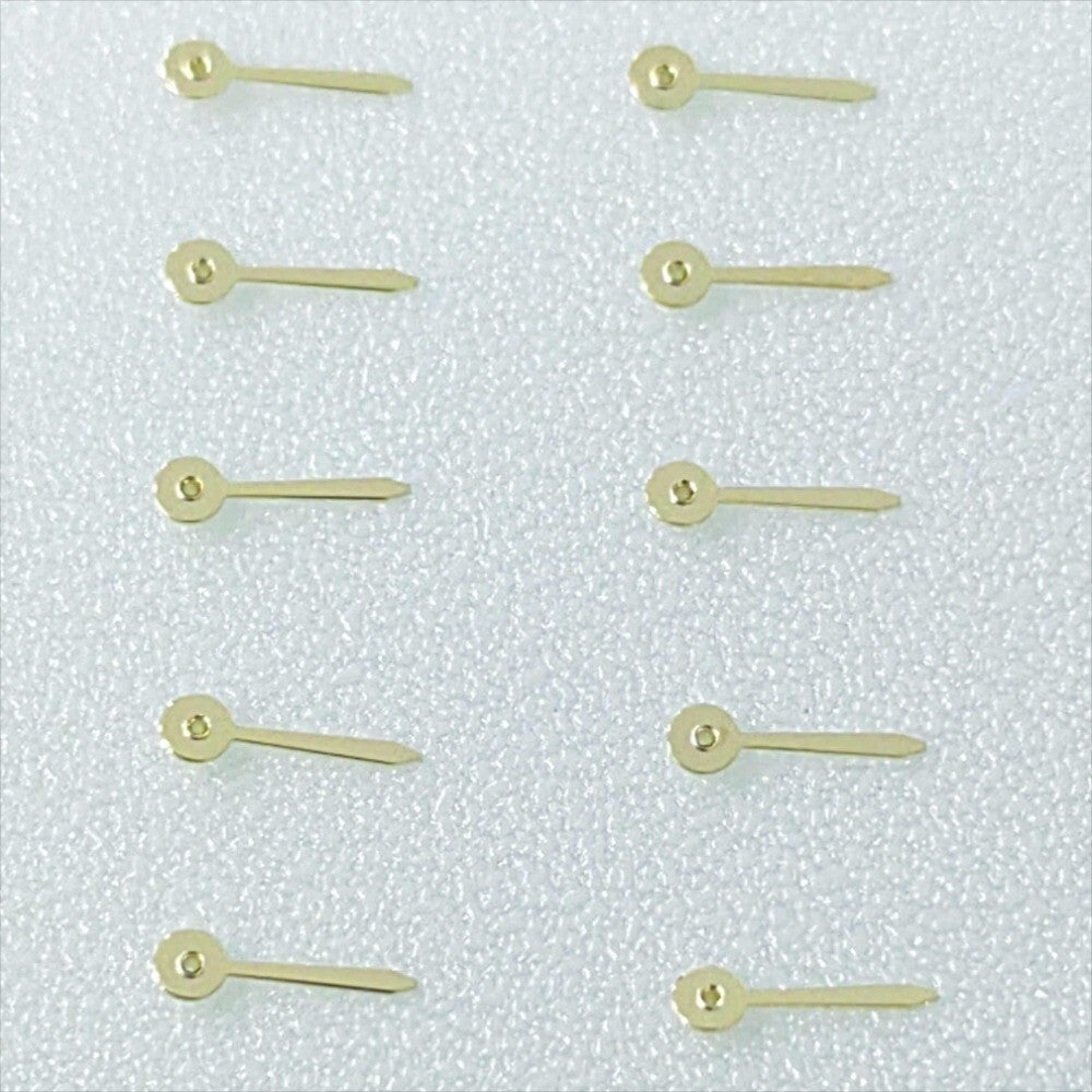 10pcs 4mm Golden Small Second Hands for Miyota OS10 OS20 Movement Watch Part