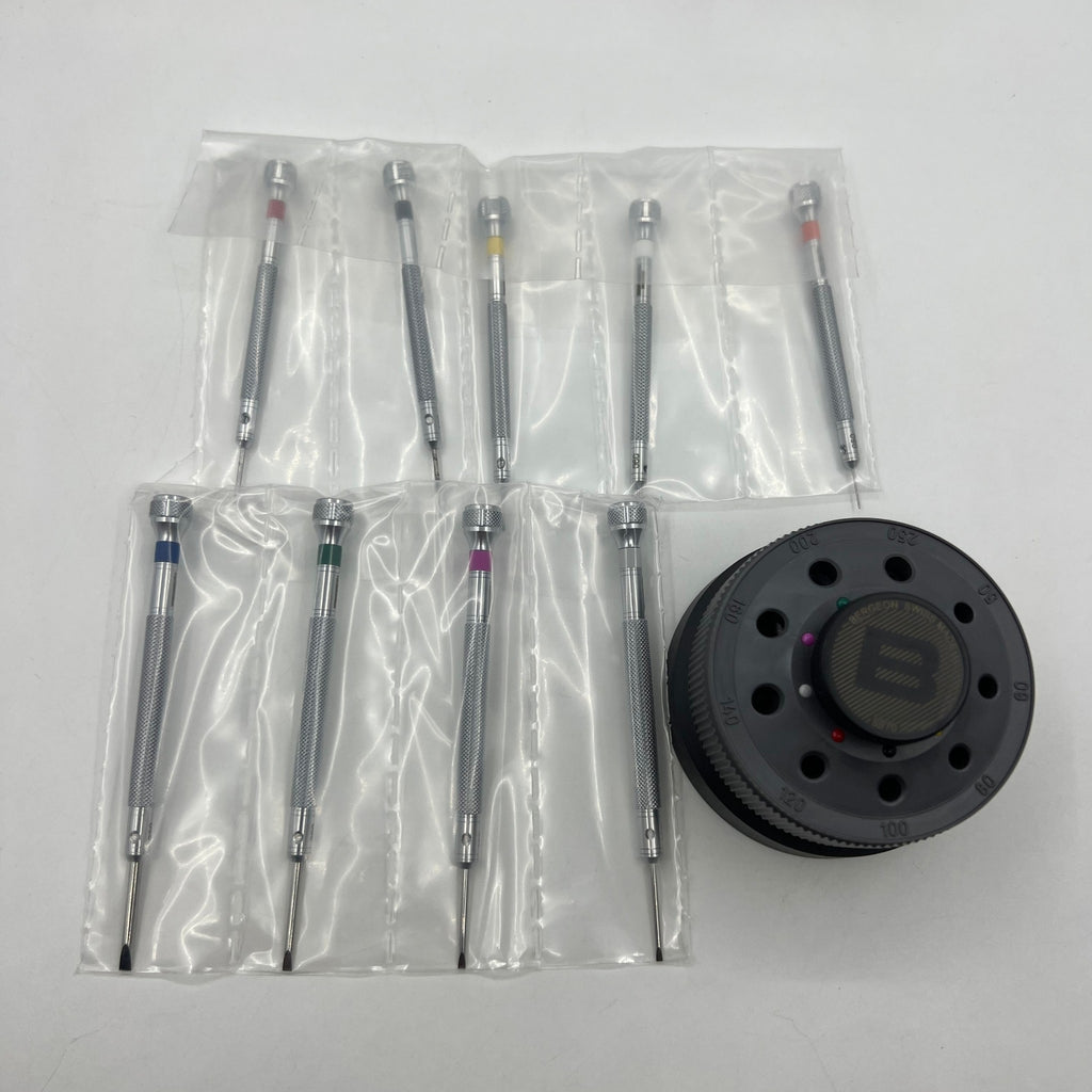 Bergeon 5970 Rotating with 9 Screwdrivers Swiss Made