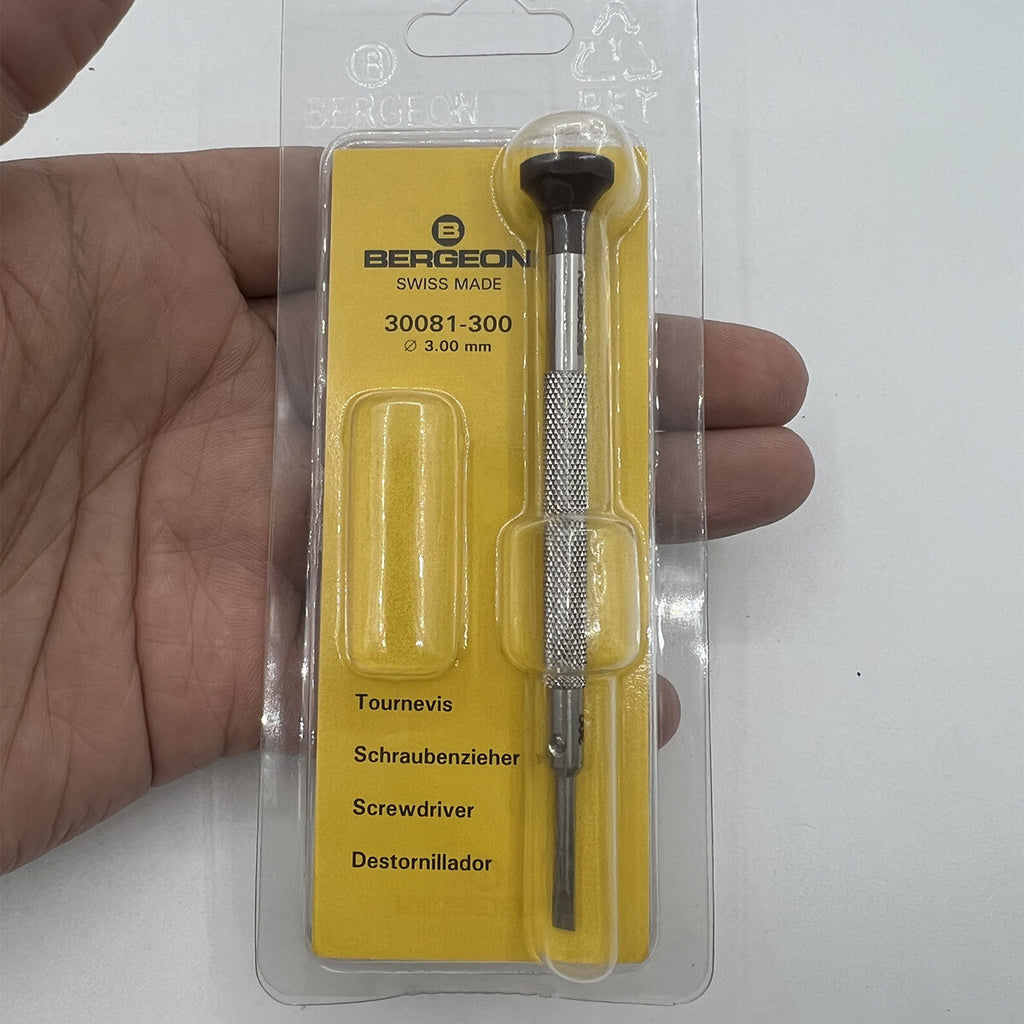 Bergeon 30081-300 Ergonomic Screwdriver 3.00 mm Without Spare Blades