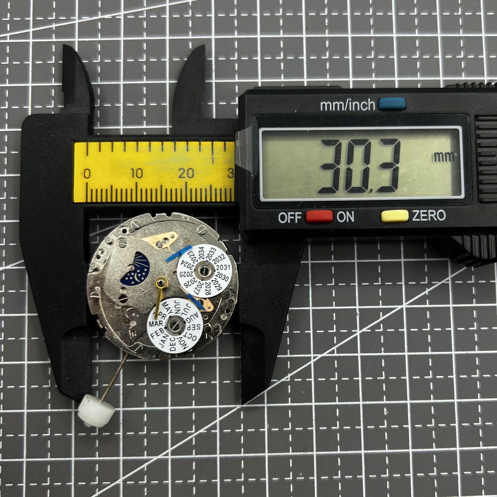 Shang hai 7751 Mechanical Automatic Movement Replaces Longines 8 hands