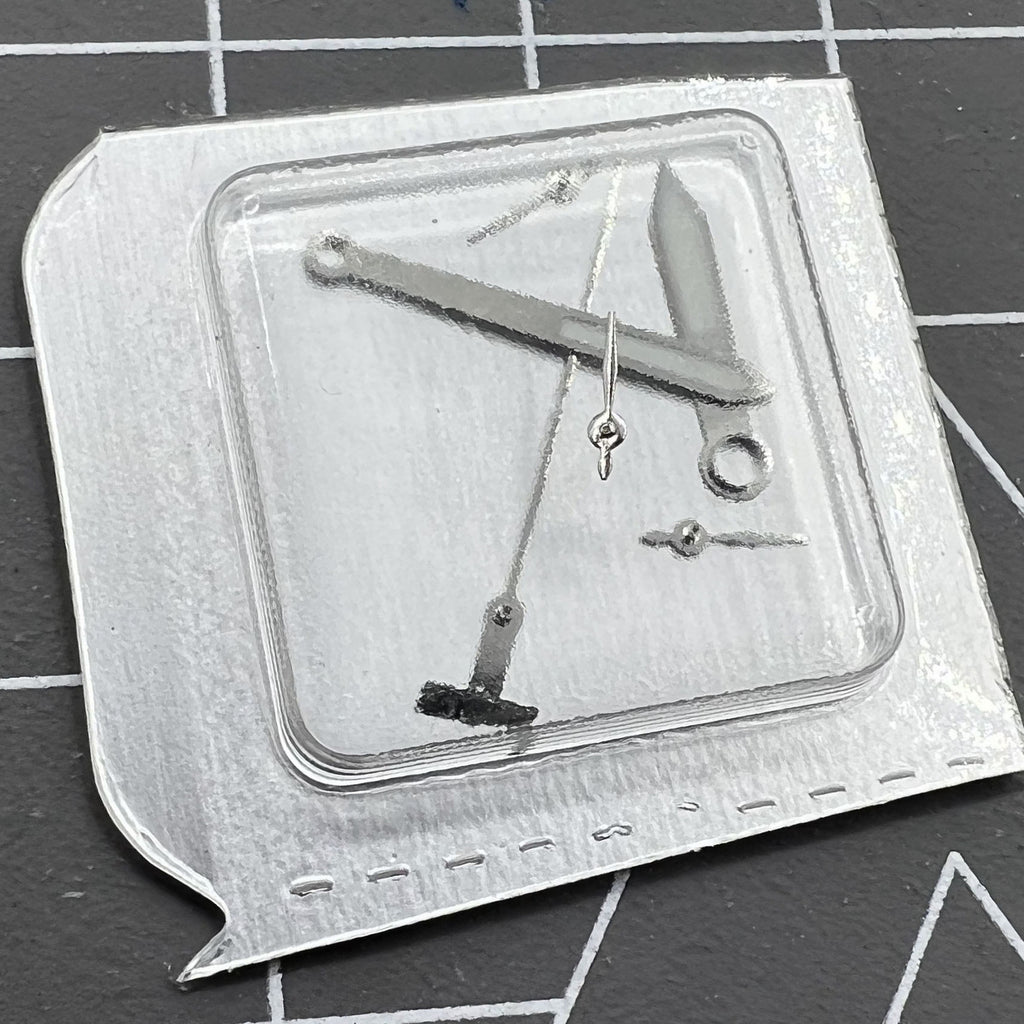 Green Lume Silver Trim Watch Hands Set Fit for ETA G10.211 G10.212 Movement