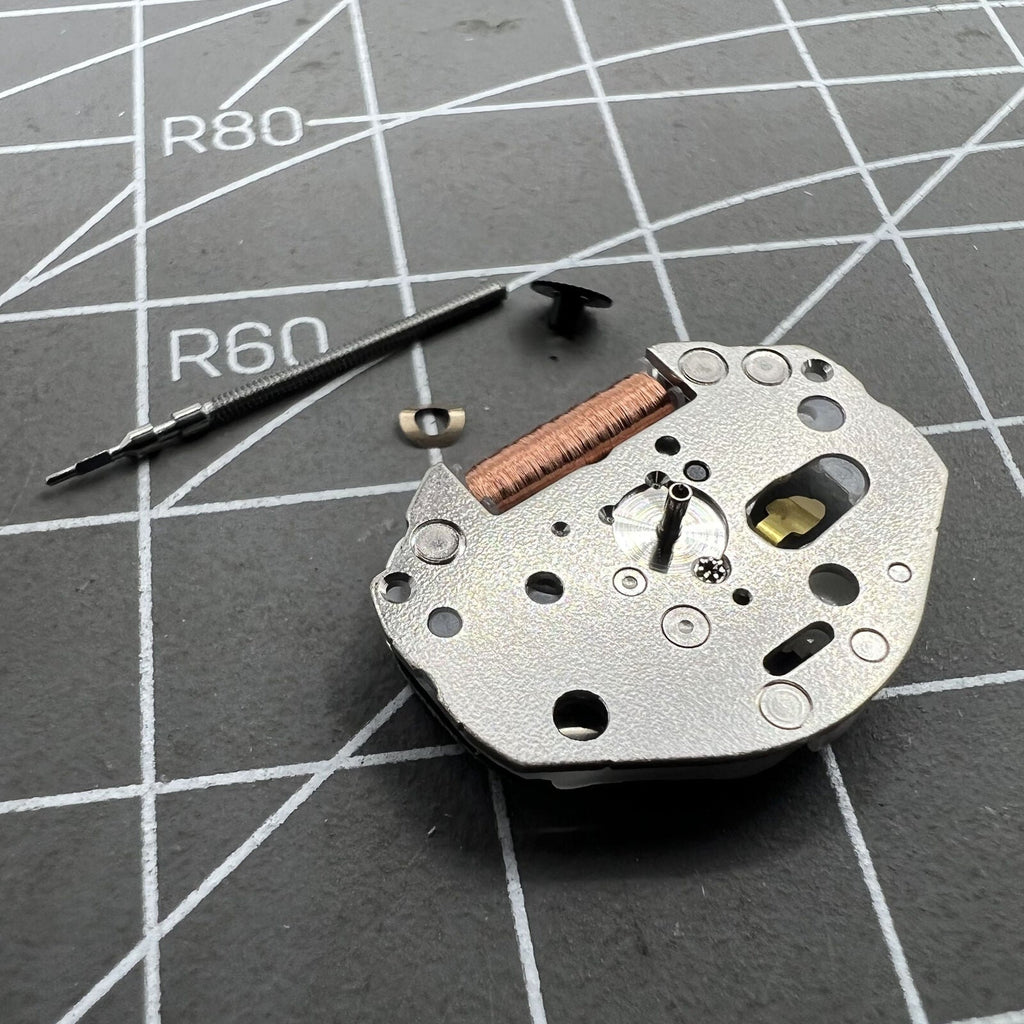 Miyota 2036 Quartz Movement With Watch Stem 3 Hands High Pinion H2