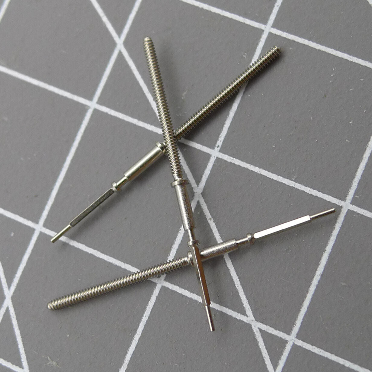 3 PIECES Watch Winding Stems for Swiss Ronda Z50 Z60 Movement