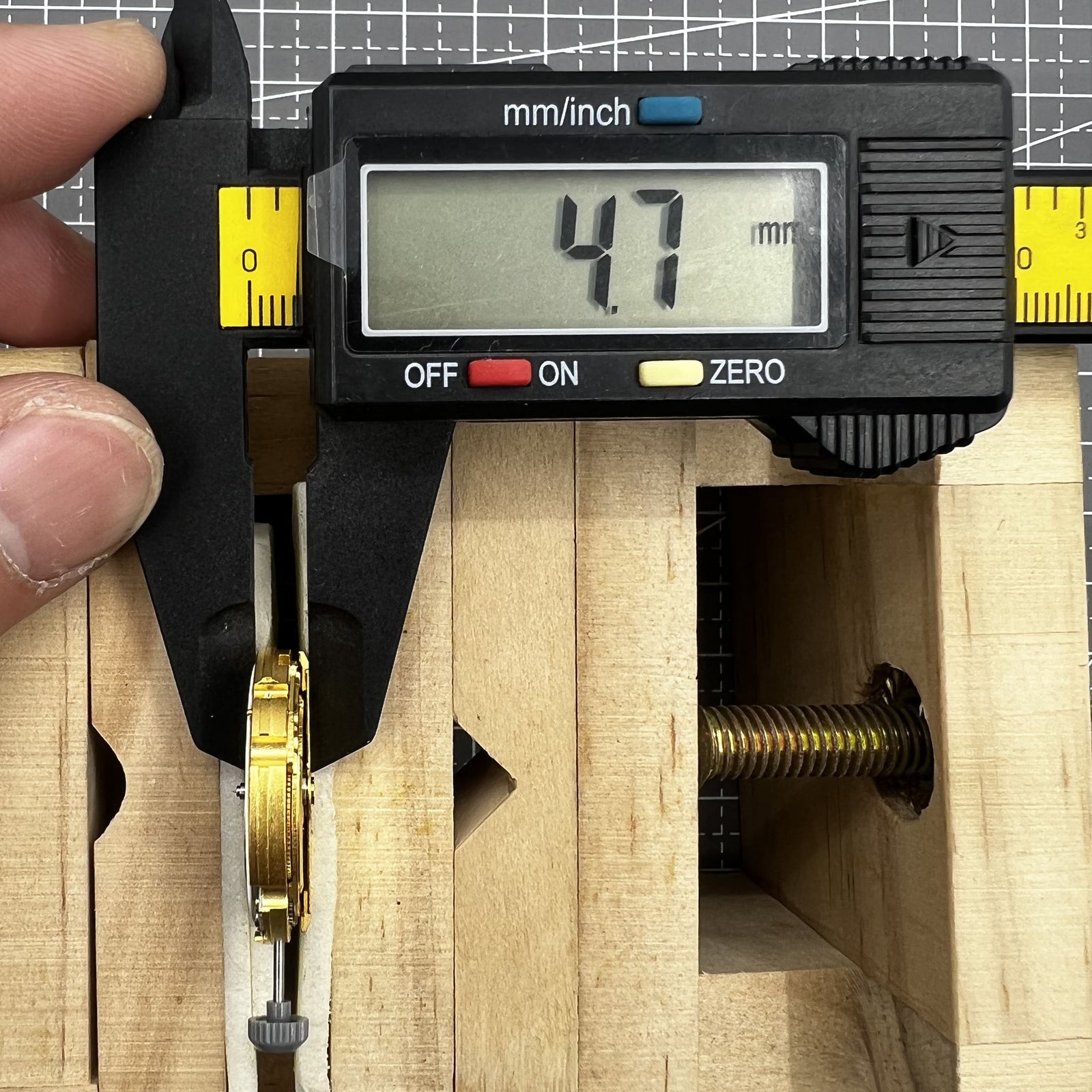 Golden Plated Miyota /Citizen 8205 Automatic Mechanical Movement