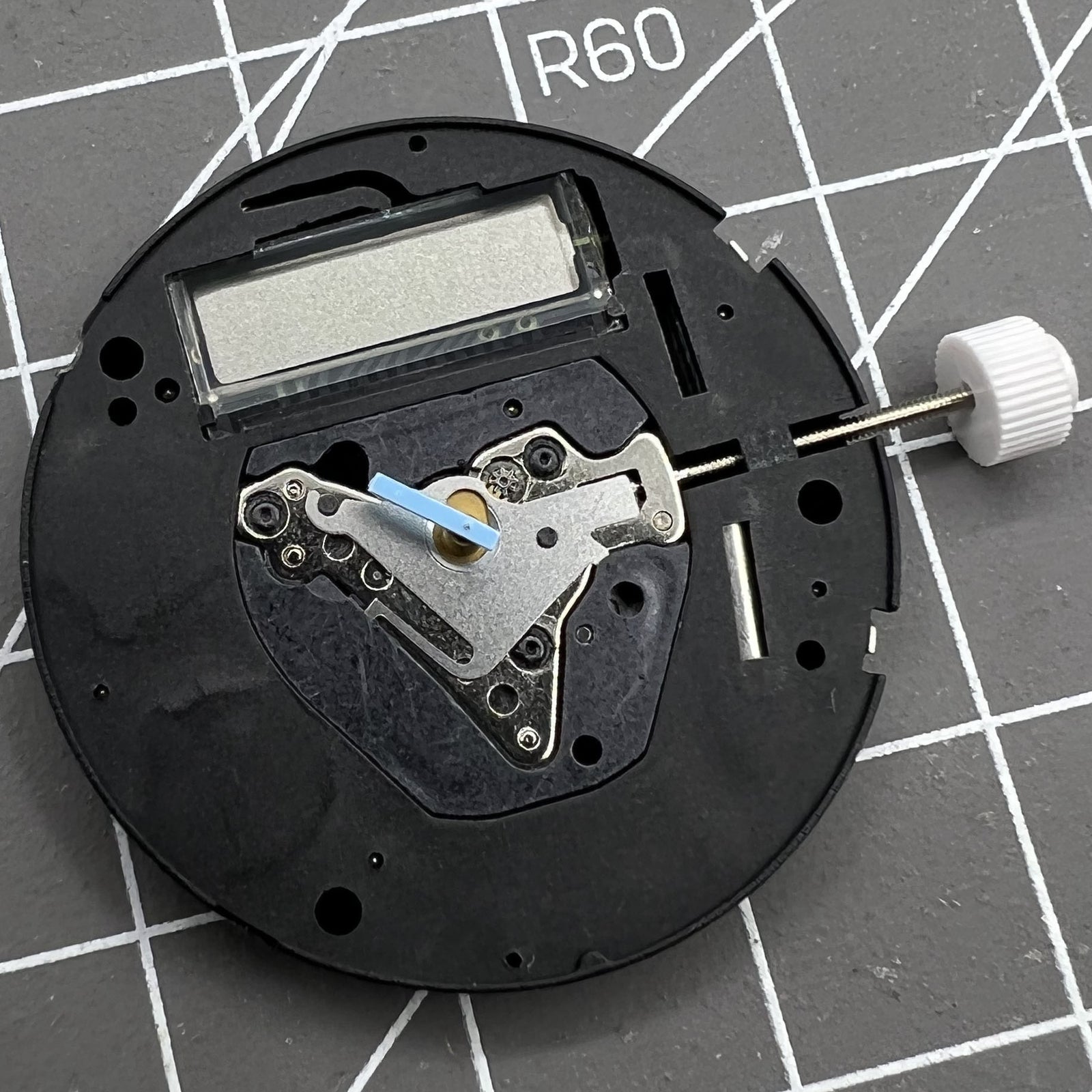ISA K63 Quartz Watch Movement 3 Hands Display Double Batteries Swiss Made