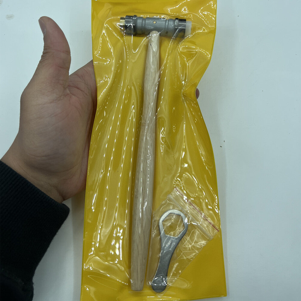 Bergeon 30417 Watchmaker Hammer With Replaceable Brass / Synthetic Ends