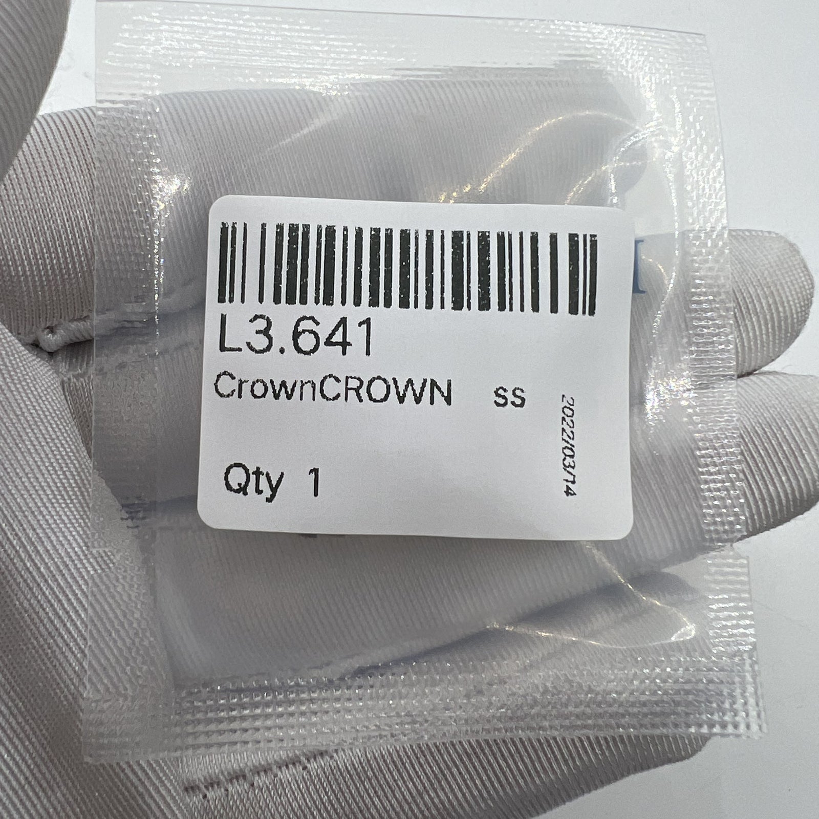 Generic Silver 6x4.5mm Watch Crown Replacement Conquest L3.641.4