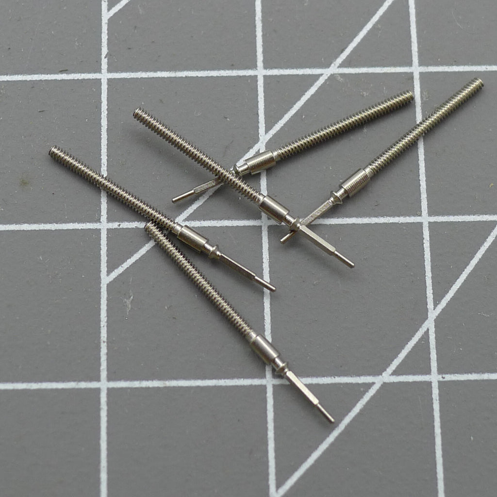 5 PIECES Watch Winding Stems Spare Parts Fit for ETA 2824-1 2834-1 2836-1