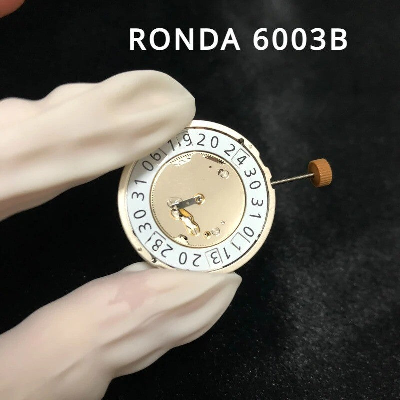 Ronda 6003B 6003.B Quartz Watch Movement Swiss Part Date At 12 Watch Repair Part