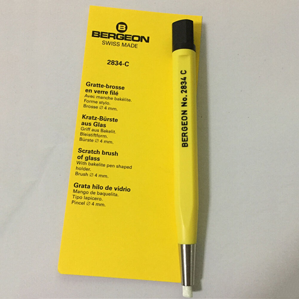 Bergeon 2834-C Glass Scratch-brush Fibre Bakelite Brand New Tools