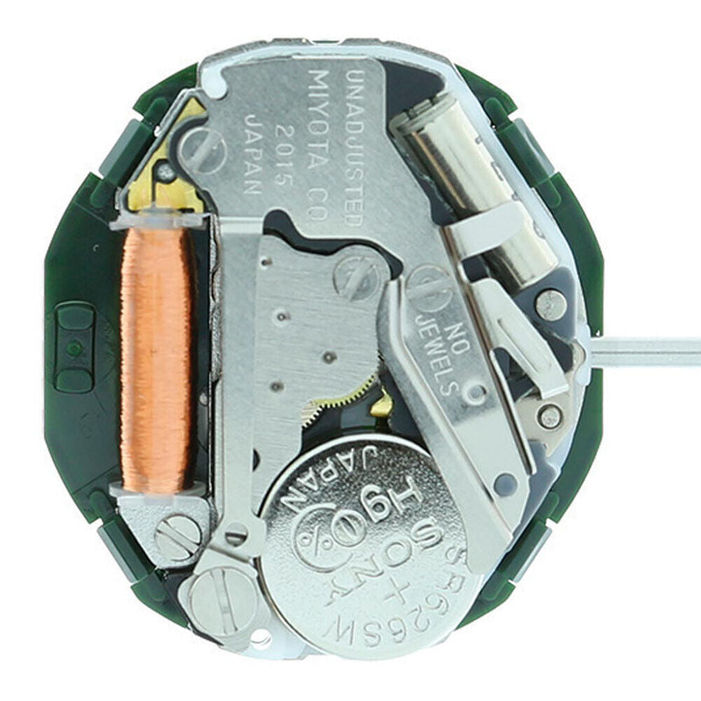 Miyota 2015 Japan Quartz Movement Date at 3