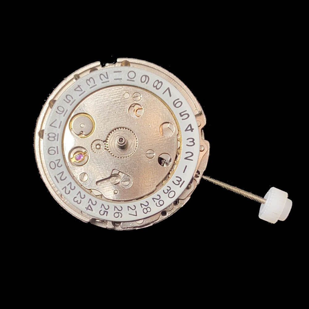DG2813 Automatic Mechanical Movement 3 Hands Silver Mingzhu 2813 Golden Wheels