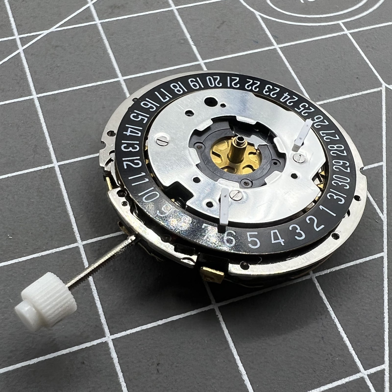 Golden ISA 8271 Date At 6 Quartz Movement Multifunctional