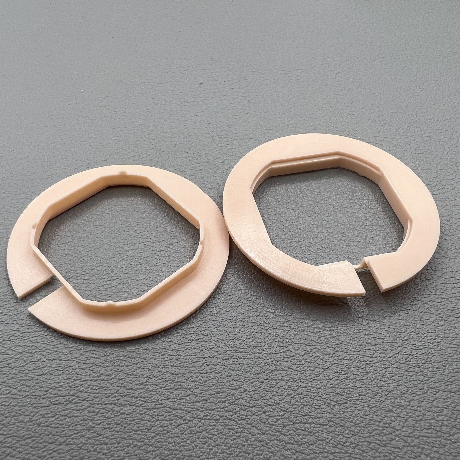 2 PIECES Watch Case Cushion Mount Spacer Ring Fixing Ring for HTR VX42 Movement