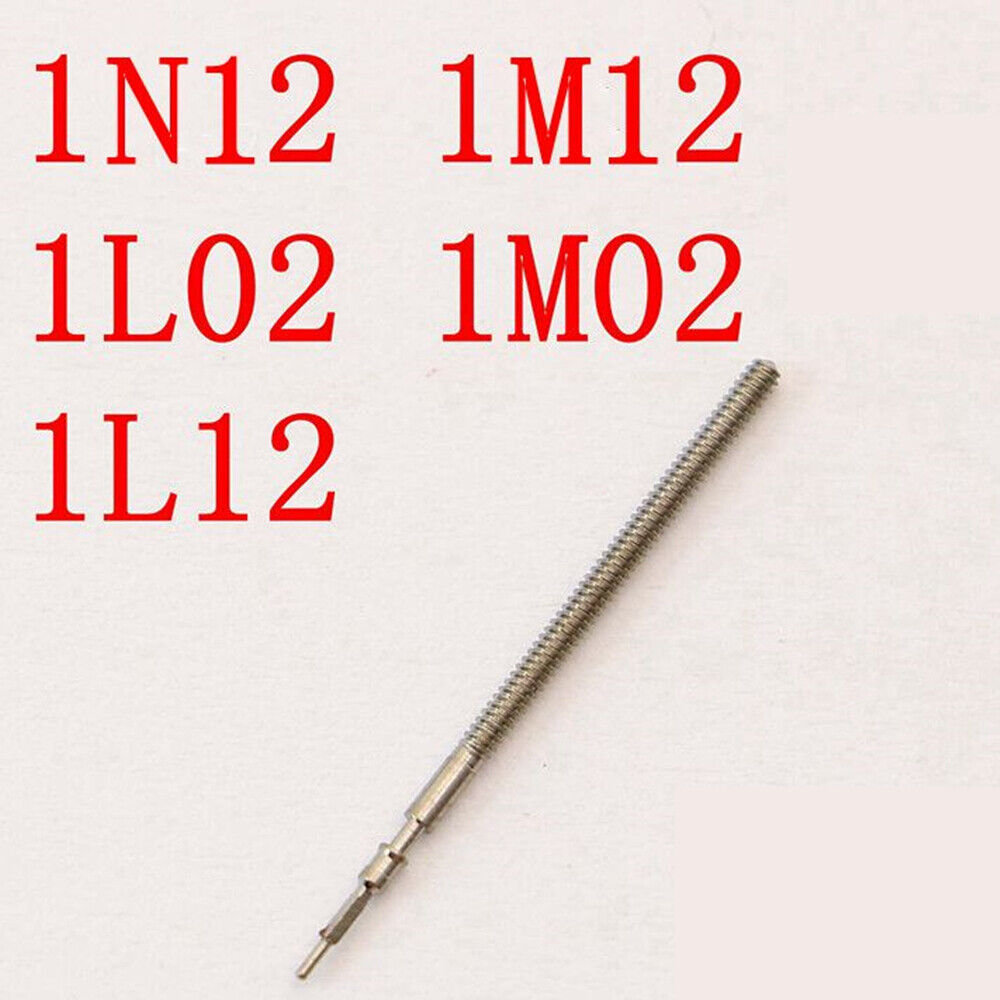 5 PIECES Watch Winding Stems Fit for Miyota 1N12 1M12 1L02 1M02 1L12