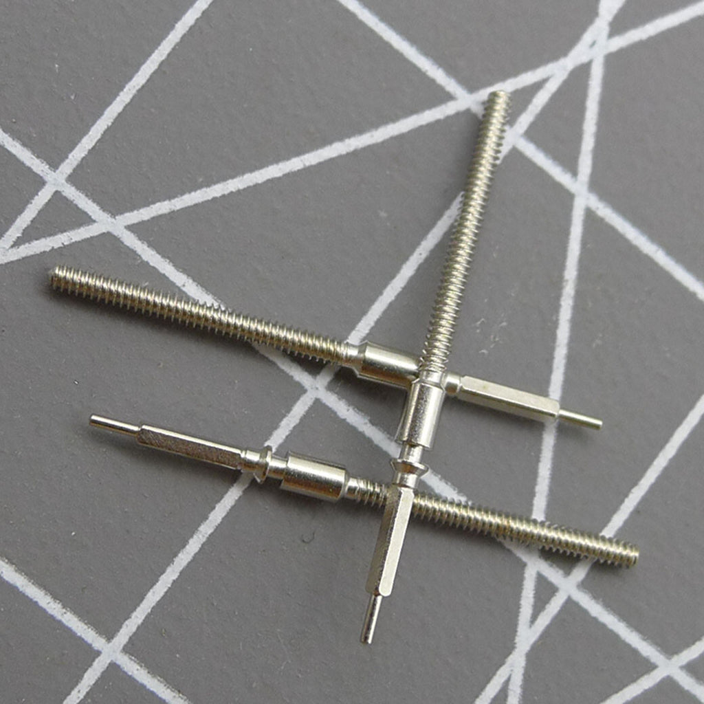 3 PIECES Watch Winding Stems Fit for ST25 Seagull ST25 2503 2504 2505 Movement