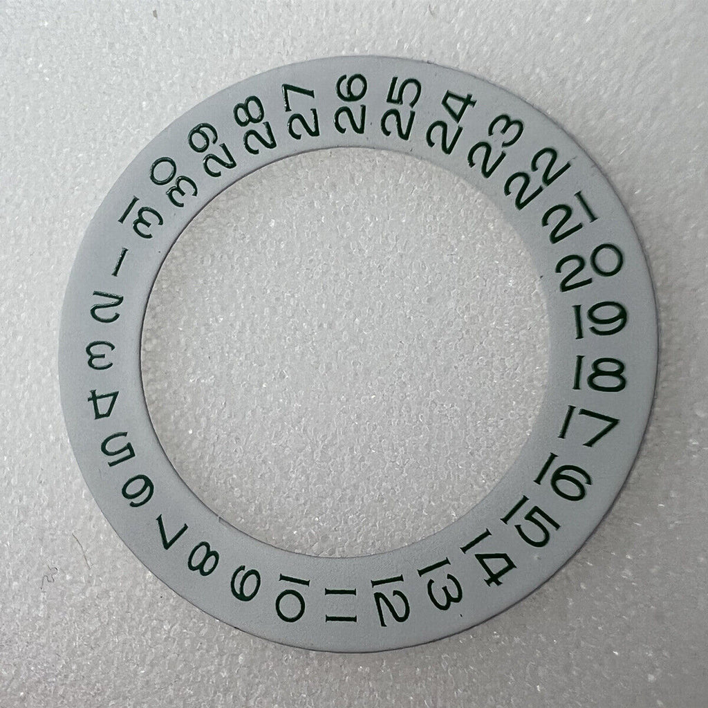 Green Font Date Wheel Overlay for ETA2824 2836 Miyota 8215/8200 Movement D3