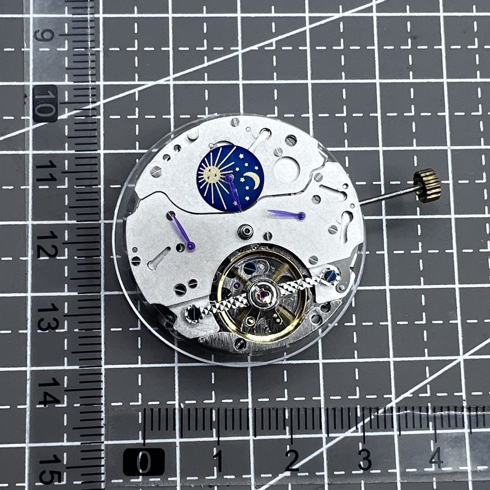 Moon Phase@12 Multifunctional Automatic Mechanical Movement