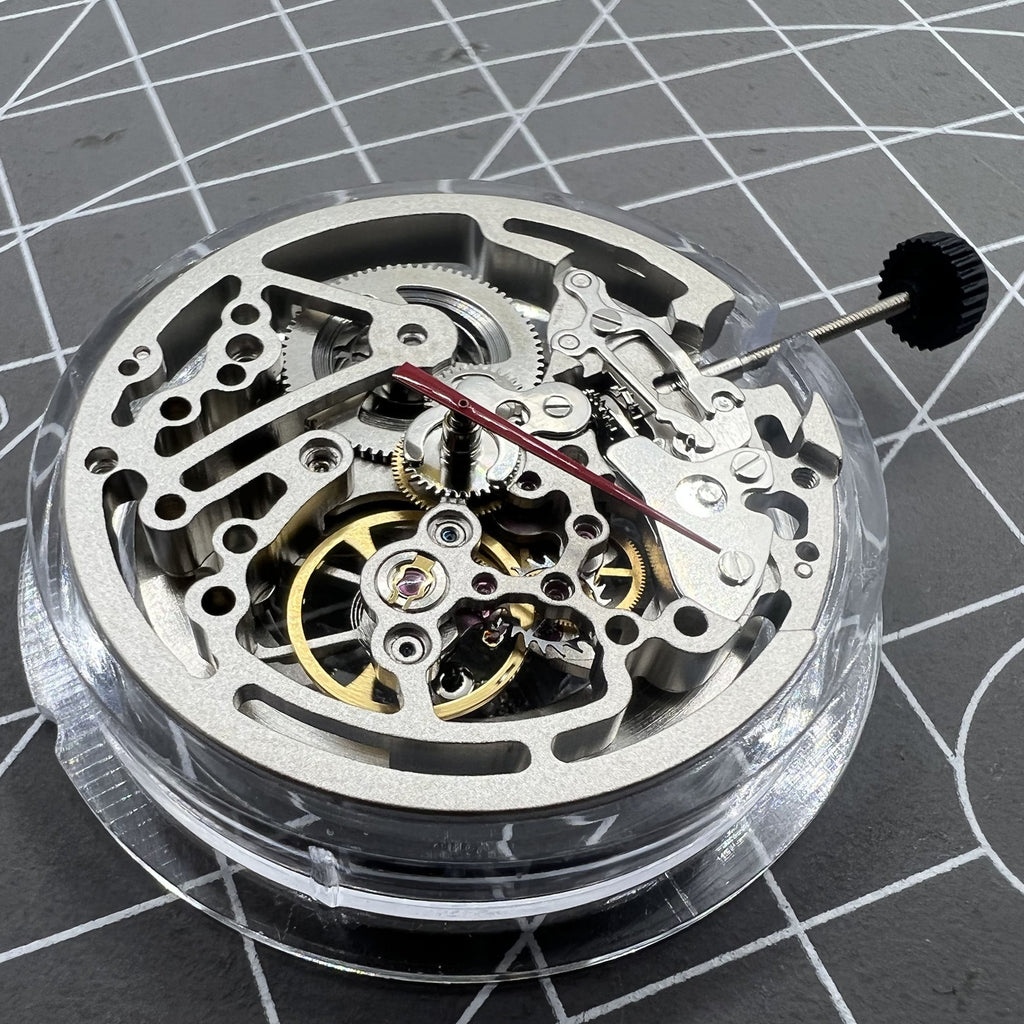 Seagull Silver TY2809 Automatic Mechanical Skeleton Watch Movement