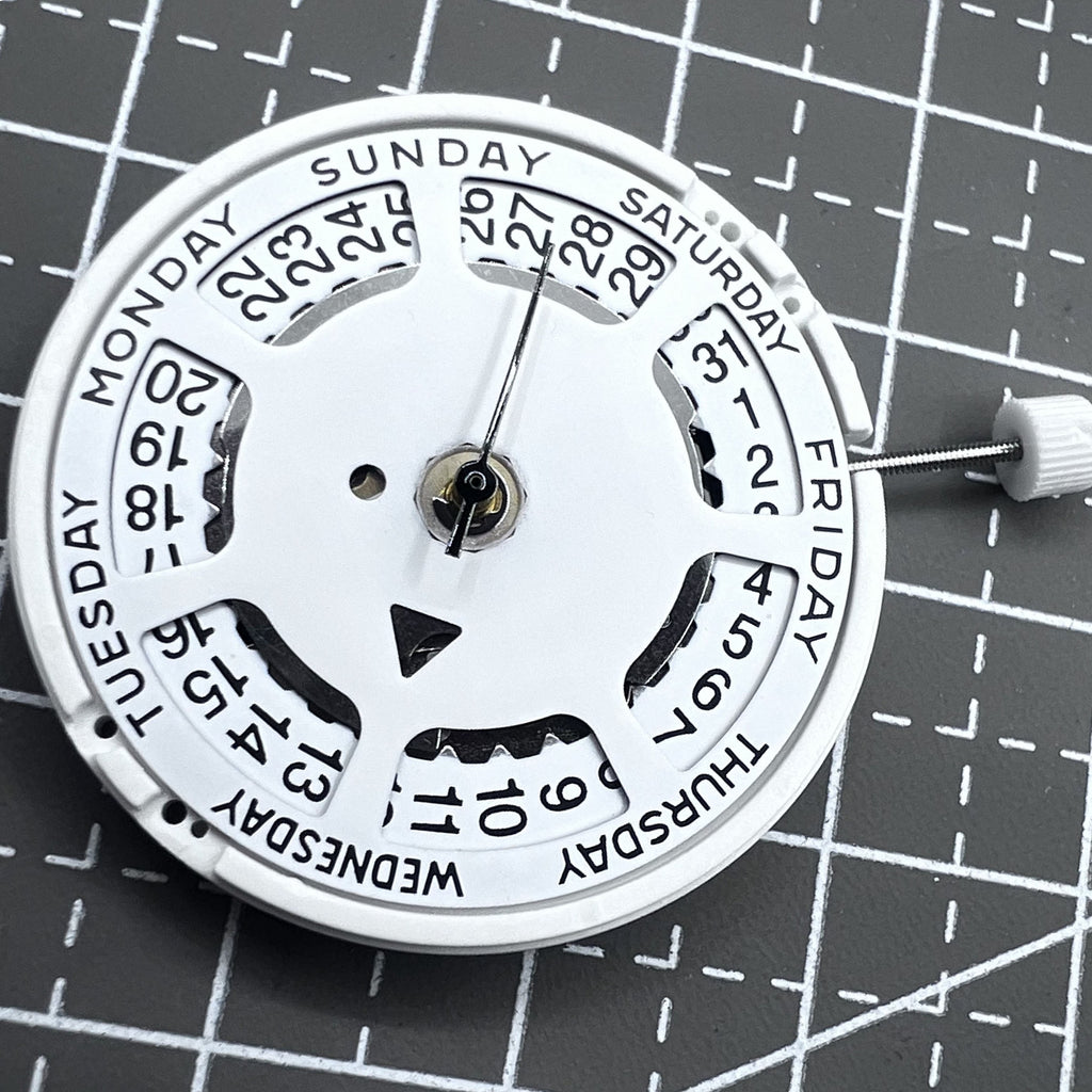 Swiss ISA 1198 Quartz Movement Day Date Movement
