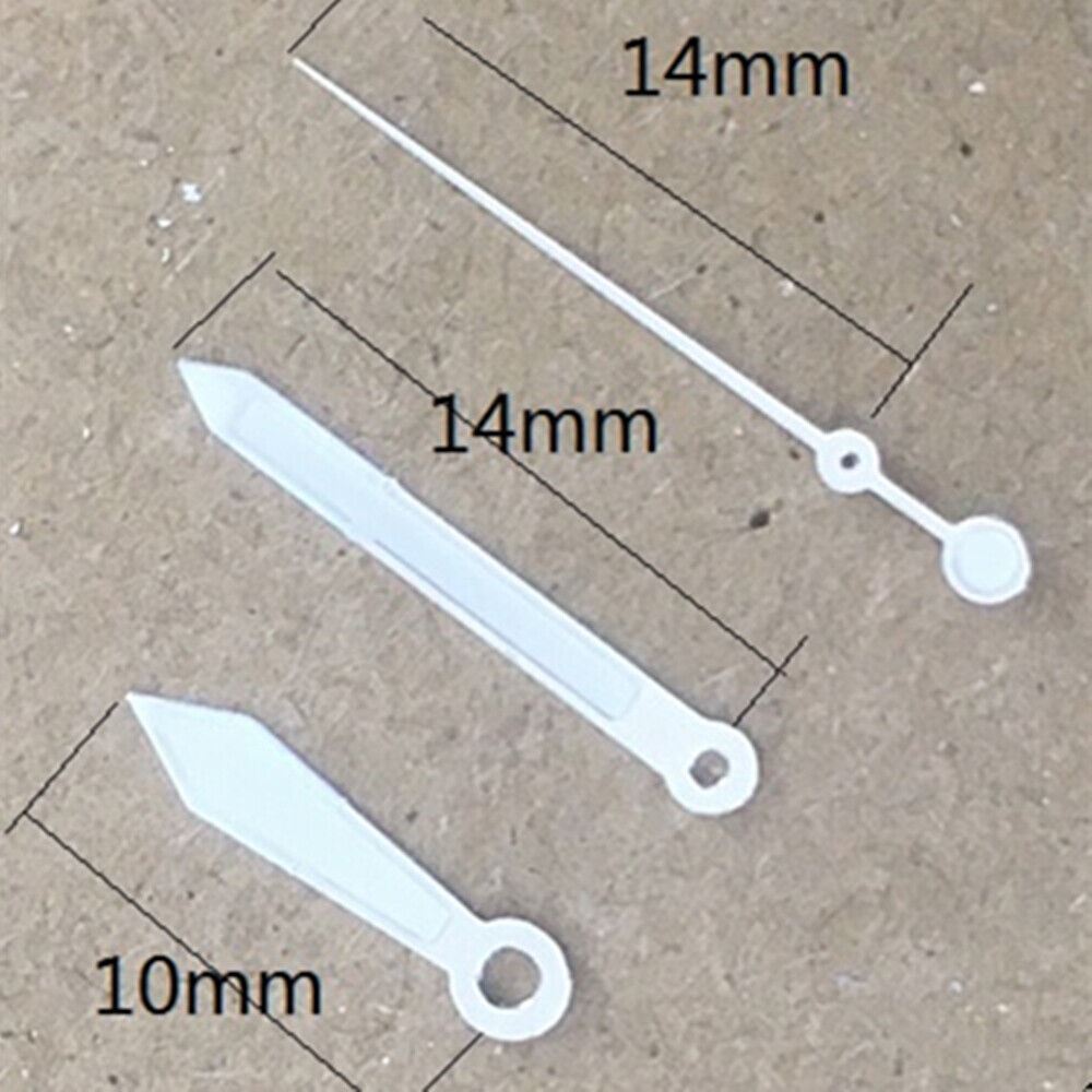 2 Sets/Pack White Trim New Watch Hands for Miyota 2035 Quartz Movement