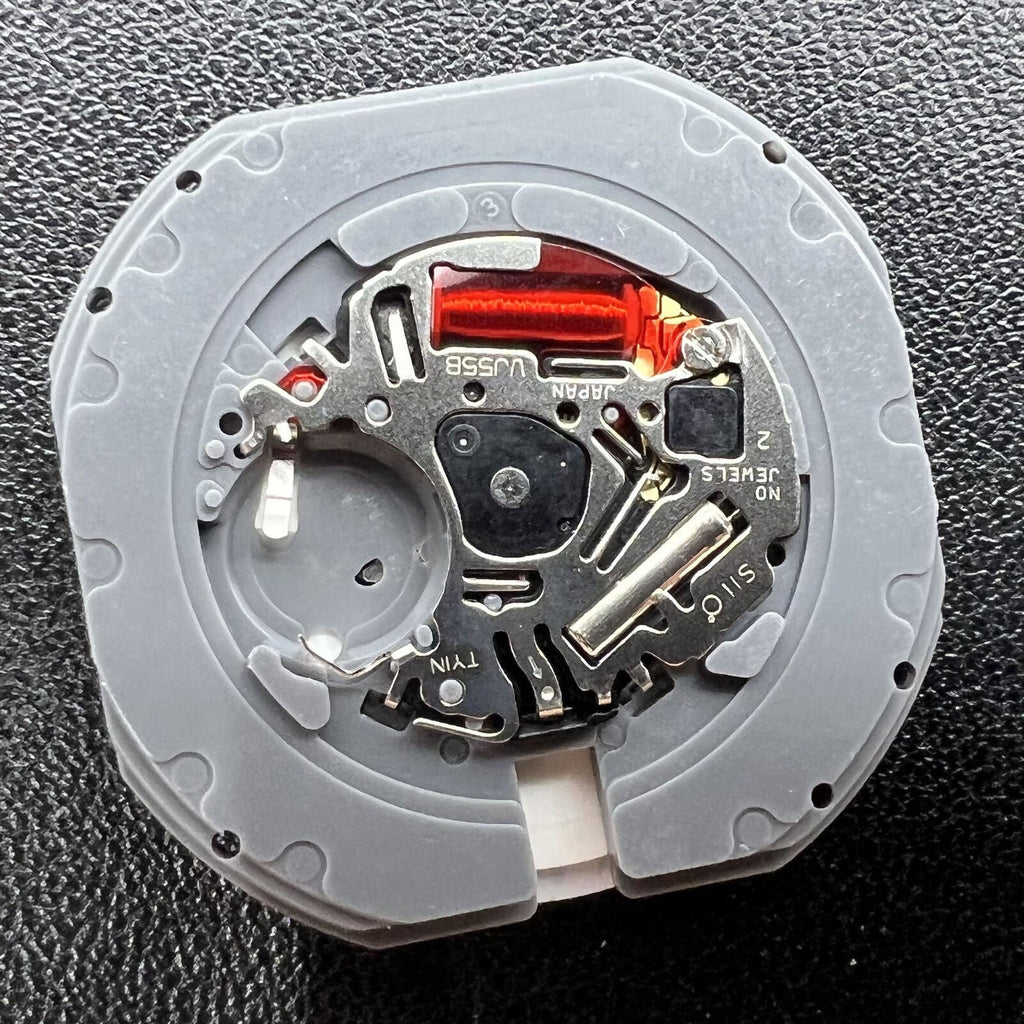 Japan Hattori Epson VJ55 VJ55B Watch Quartz Movement Date@6