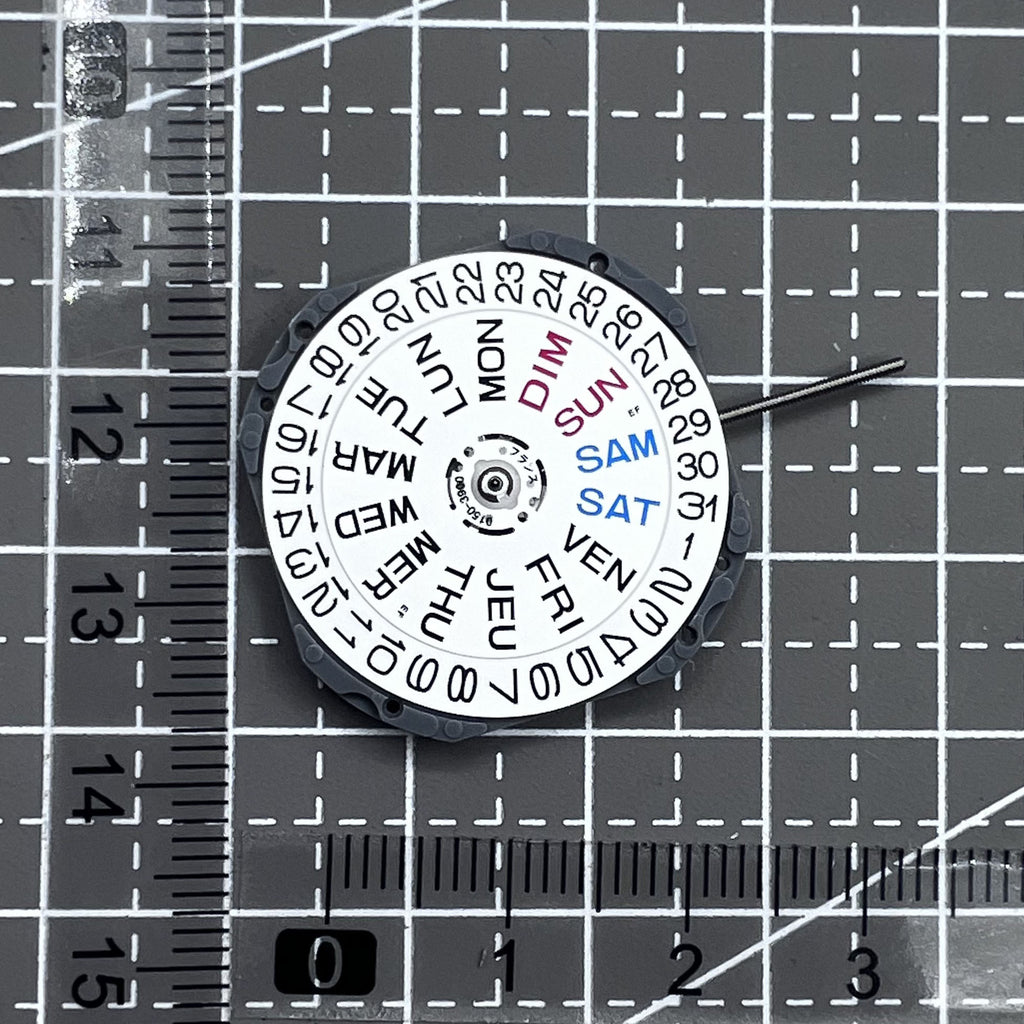 Japan Seiko 6N53A Quartz Movement 3 Hands Day Date