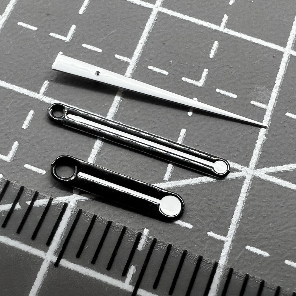 2 Sets/Pack 12mm Round Point Second Hand Watch Hands for Miyota 7T35 Movement