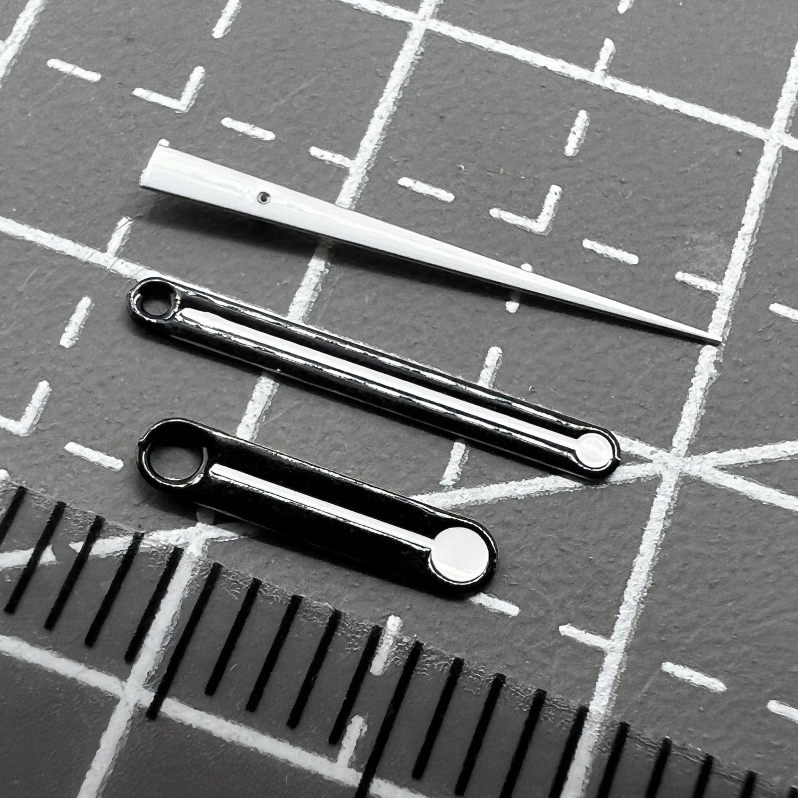 2 Sets/Pack 12mm Round Point Second Hand Watch Hands for Miyota 7T35 Movement