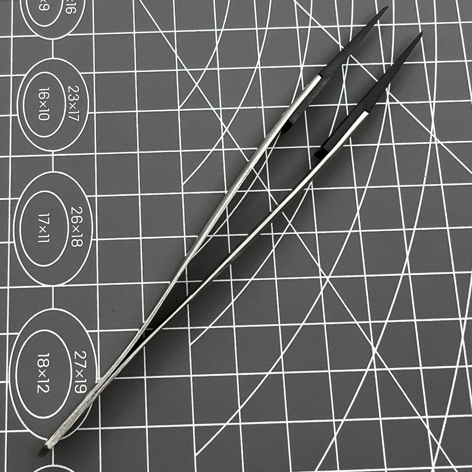 Stainless Steel Tweezers Carbon Fiber Head Tweezers Watch Repair Tool