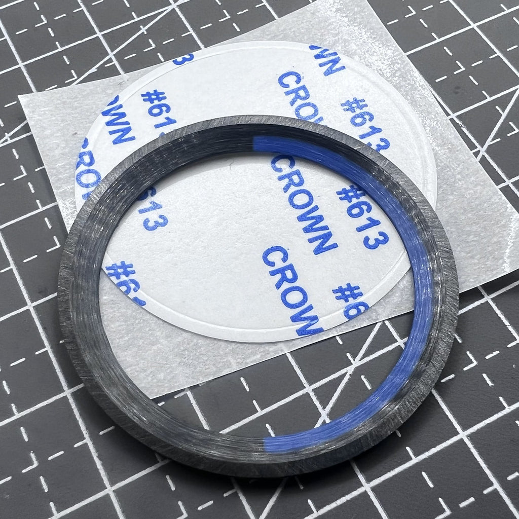38mm Ceramic Watch Bezel Slope Blue+Black Ring Green Font GMT for SUB