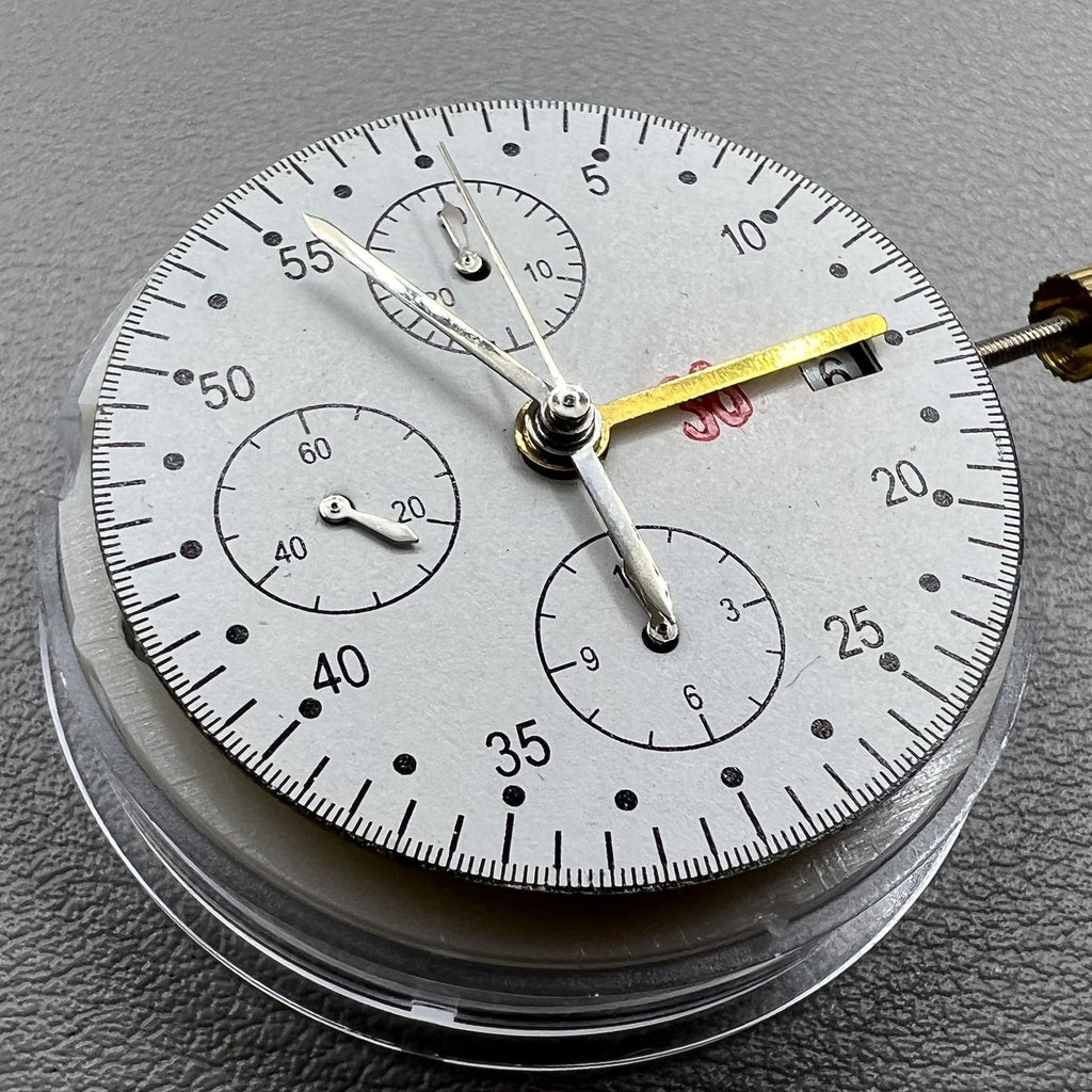 Dandong 7750 Mechanical Movement Single Calendar Small Second At 6/9/12