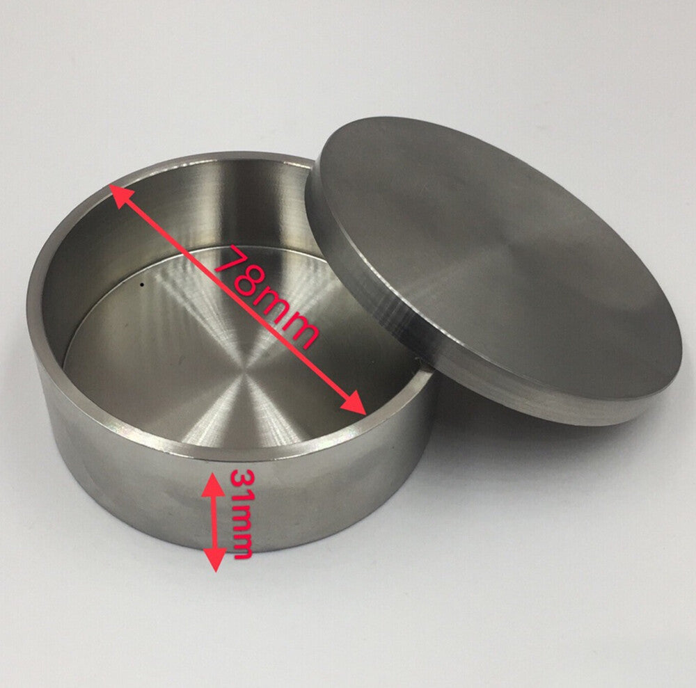 Stainless Steel Watch Oil Benzine Cup with Anti-Leak Cover Watchmakers Tool