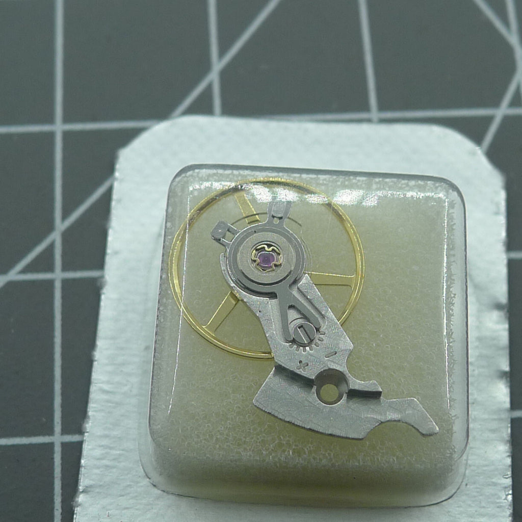 Silver Carved Complete Balance Wheel with Splint for Movement ETA 2824 2834 2836